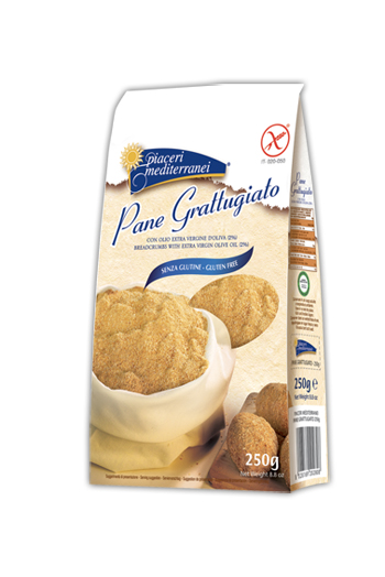 PIACERI MEDITERRANEI PANE GRATTUGGIATO SENZA GLUTINE 250 G - fitfarma.it