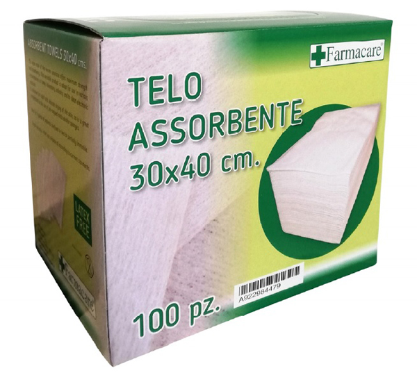 TELO ASSORBENTE 30X40CM 100 PEZZI - fitfarma.it