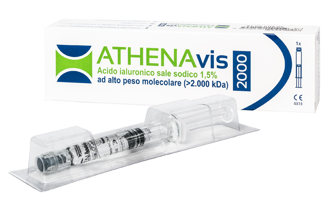 SIRINGA INTRA-ARTICOLARE ATHENAVIS 2000 ACIDO IALURONICO 1,5% 30 MG 2 ML 3 PEZZI - fitfarma.it