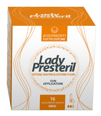 LADY PRESTERIL ASSORBENTI INTERNI MINI 16 PEZZI - fitfarma.it