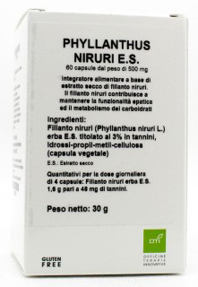 PHYLLANTHUS NIRURI ESTRATTO SECCO 60 CAPSULE - fitfarma.it