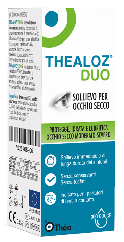 THEALOZ DUO SOLUZIONE OCULARE FLACONE 10 ML - fitfarma.it