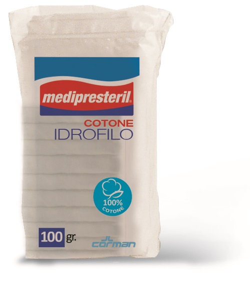 COTONE IDROFILO FU MEDIPRESTERIL CONFEZIONE DA 100GRAMMI - fitfarma.it