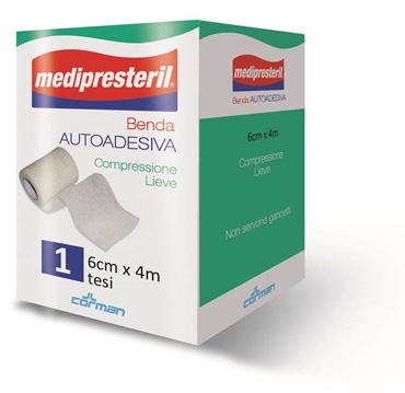 BENDA ADESIVA MEDIPRESTERIL 6X400CM - fitfarma.it