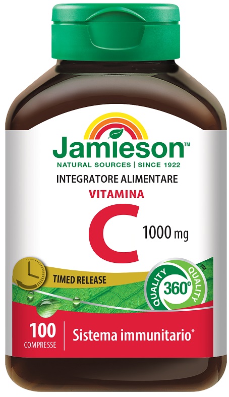 VITAMINA C 1000 TIMED RELEASE 100 COMPRESSE BARATTOLO 128,9 G - fitfarma.it