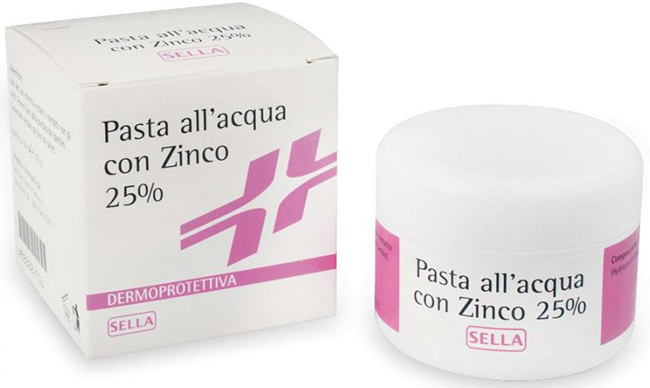 PASTA ACQUA CON ZINCO 25% 100 ML - fitfarma.it
