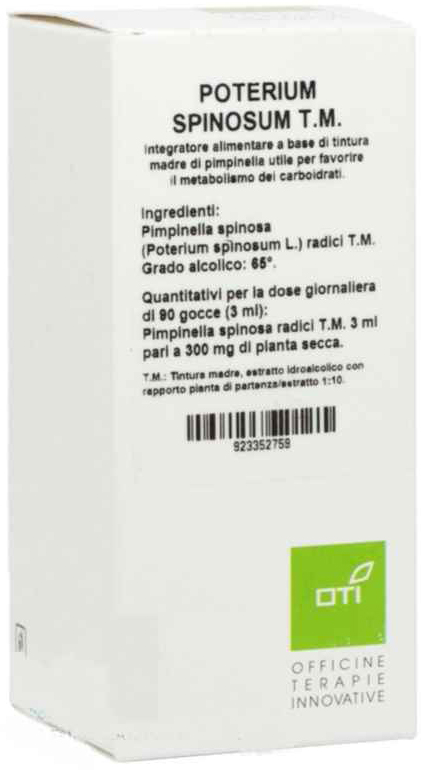 POTERIUM SPINOSUM TINTURA MADRE GOCCE 100ML - fitfarma.it