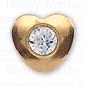 INVERNESS ORECCHINI CUORE CRYSTAL PLACCATI ORO R25C1 - fitfarma.it