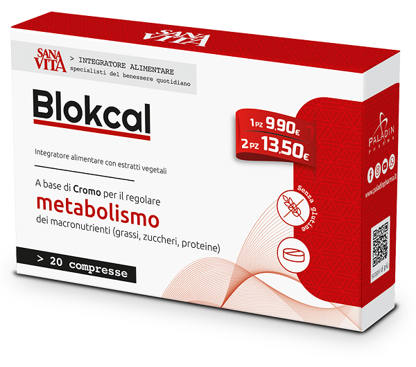 SANAVITA BLOKCAL 20 COMPRESSE - fitfarma.it