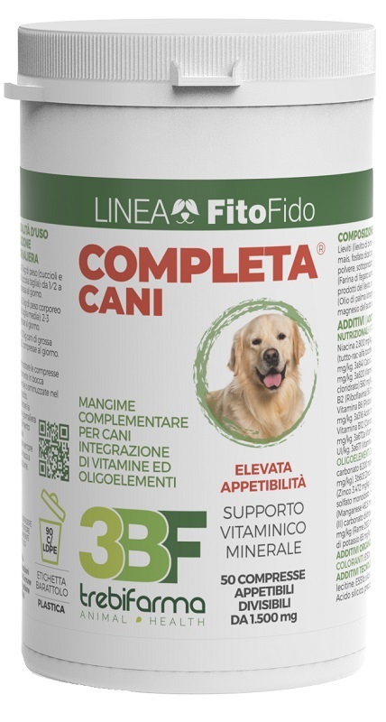 COMPLETA CANI 50 COMPRESSE BARATTOLO 75 G - fitfarma.it