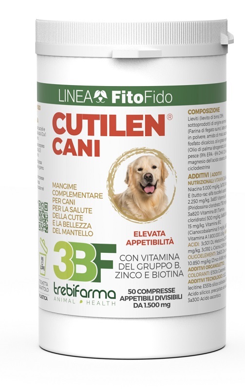 CUTILEN CANI 50 COMPRESSE BARATTOLO 75 G - fitfarma.it