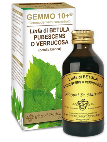 GEMMO 10+ BETULLA B LINFA 100 ML LIQUIDO ANALCOLICO - fitfarma.it