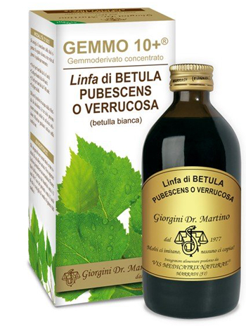 GEMMO 10+ BETULLA B LINFA 200 ML LIQUIDO ANALCOLICO - fitfarma.it