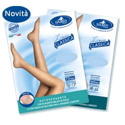 SAUBER CALZA AUTOREGGENTE 70 DENARI MAGLIA MICRORETE NERO 3 LINEA CLASSICA - fitfarma.it