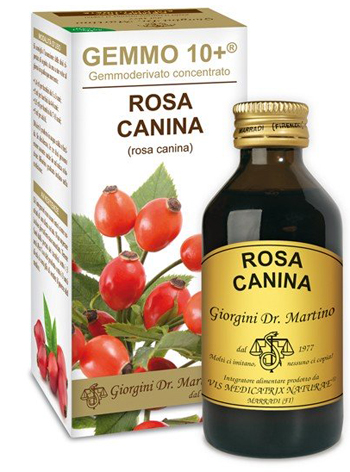 GEMMO 10+ ROSA CANINA LIQUIDO ANALCOLICO 100 ML - fitfarma.it