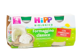HIPP BIO OMOGENEIZZATO FORMAGGINO CLASSICO 2X80 G - fitfarma.it