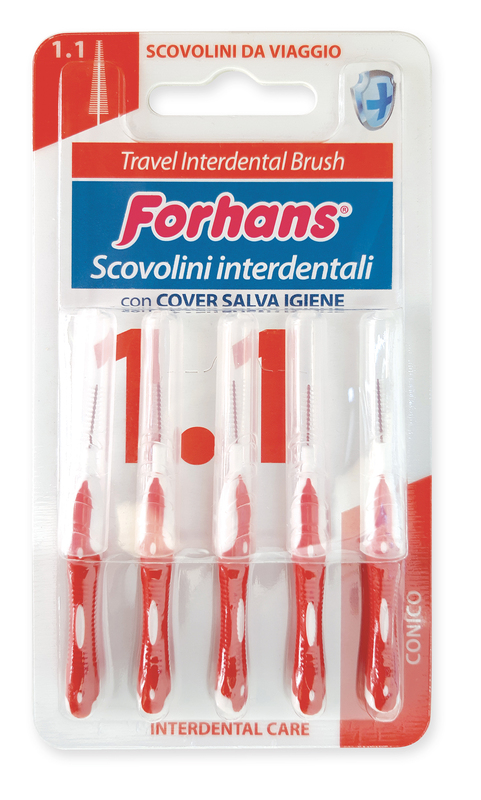 FORHANS TRAVEL INTERDENTAL BRUSH 1,1 - fitfarma.it
