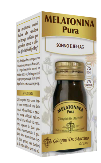 MELATONINA PURA 75 PASTIGLIE - fitfarma.it