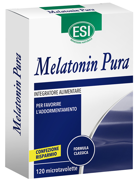 ESI MELATONIN PURA 120 MICROTAVOLETTE - fitfarma.it