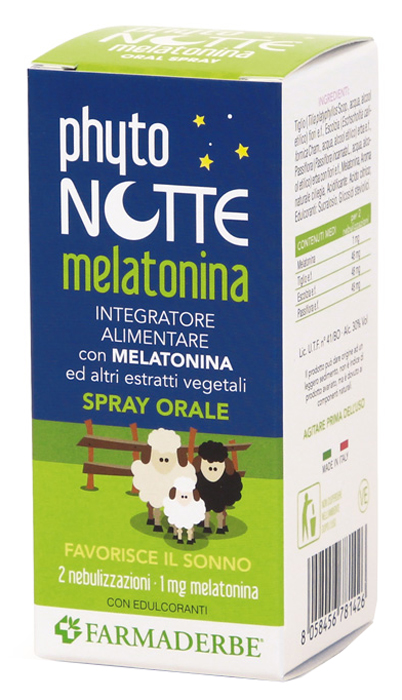 PHYTO NOTTE MELATONINA SPRAY ORALE 30 ML - fitfarma.it