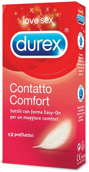 PROFILATTICO DUREX CONTATTO COMFORT 12 PEZZI - fitfarma.it