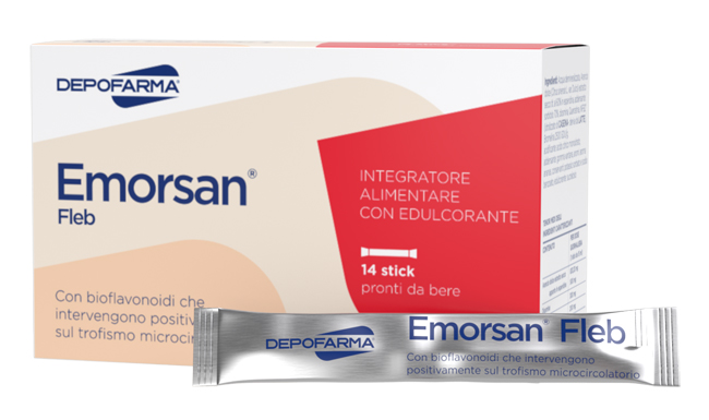 EMORSAN FLEB 14 BUSTINE STICK PACK 15 ML - fitfarma.it
