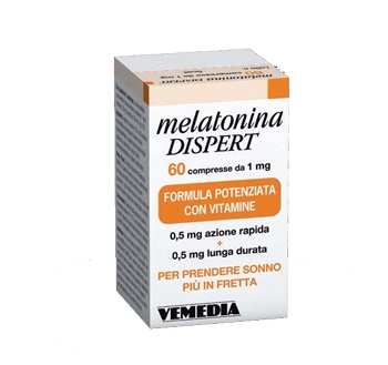 MELATONINA DISPERT 1MG DI MELATONINA 60 COMPRESSE - fitfarma.it