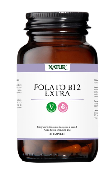 FOLATO B12 EXTRA 30 CAPSULE - fitfarma.it