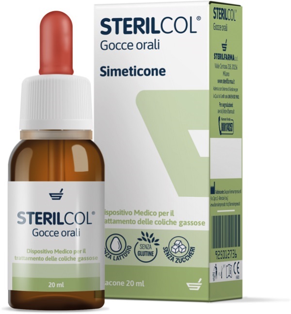 STERILCOL GOCCE ORALI SOSPENSIONE GASTROFUNZIONALE FLACONCINO 20 ML - fitfarma.it
