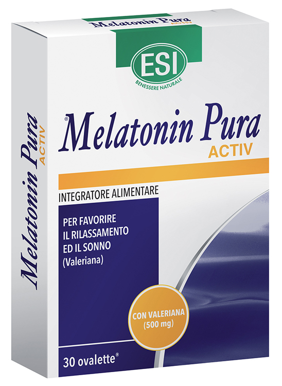 ESI MELATONIN PURA ACTIV 30 OVALETTE - fitfarma.it