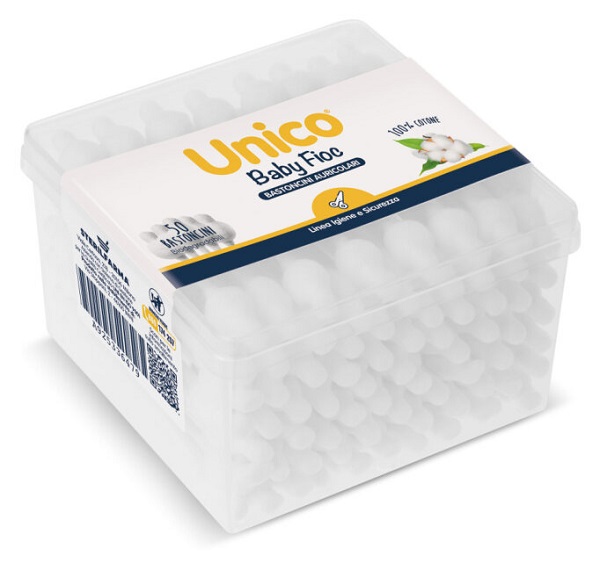 UNICO BABY FIOC BASTONCINI AURICOLARI 50 PEZZI - fitfarma.it