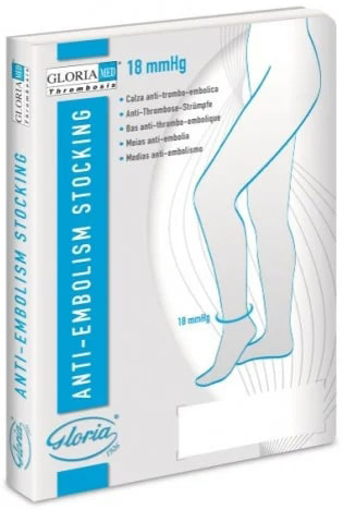 GLORIAMED THROMBOSIS 18 PUNTA CHIUSA CON FORO D'ISPEZIONE MONOCOLLANT DESTRO CORTO MISURA L 1 PEZZO - fitfarma.it