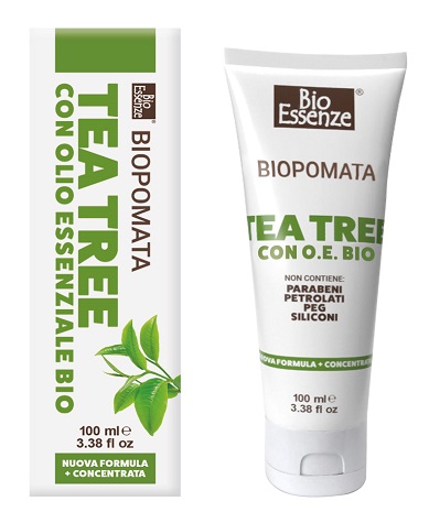 BIO ESSENZE TEA TREE BIOPOMATA 100 ML - fitfarma.it