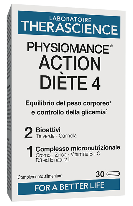 PHYSIOMANCE ACTION DIETE 4 30 COMPRESSE - fitfarma.it
