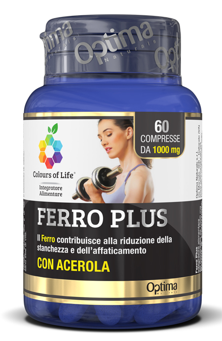 COLOURS OF LIFE FERRO PLUS 60 COMPRESSE 1000 MG - fitfarma.it
