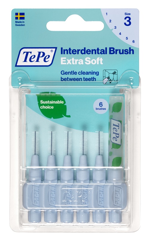 TEPE SCOVOLINO XSOFT BLU 0,6 MM 6 PEZZI - fitfarma.it