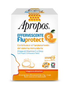 APROPOS FLUPROTECT EFFERVESCENTE C 20 COMPRESSE - fitfarma.it
