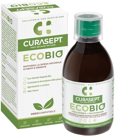 CURASEPT COLLUTORIO ECOBIO 300 ML PHARMADENT - fitfarma.it
