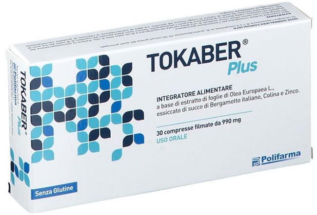 TOKABER PLUS 990MG 30 COMPRESSE - fitfarma.it