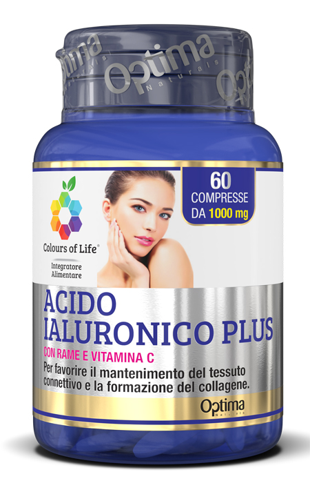 COLOURS OF LIFE ACIDO IALURONICO PLUS 60 COMPRESSE 1000 MG - fitfarma.it