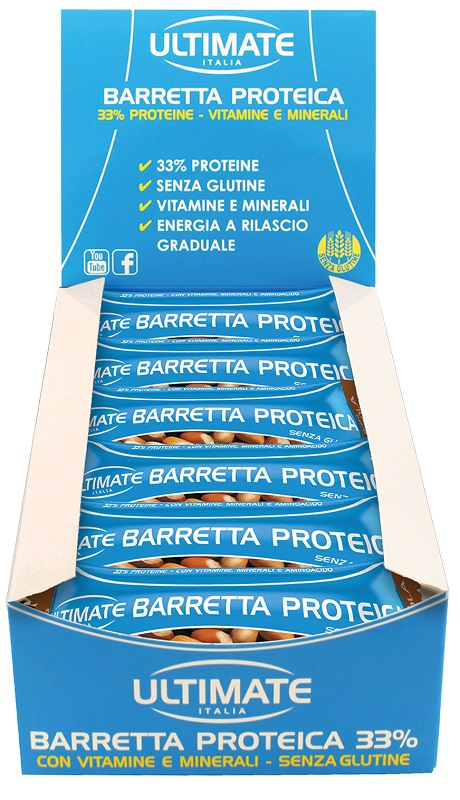 BARRETTA PROTEICA NOCCIOLA 24 PEZZI - fitfarma.it
