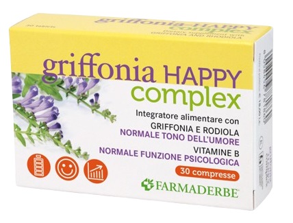 GRIFFONIA HAPPY COMPLEX 30 COMPRESSE - fitfarma.it