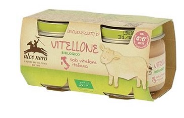 OMOGENEIZZATO DI VITELLONE BABY FOOD BIO 2 X 80 G - fitfarma.it