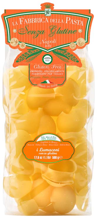 I LUMACONI GIGANTI PASTA SENZA GLUTINE 500 G - fitfarma.it