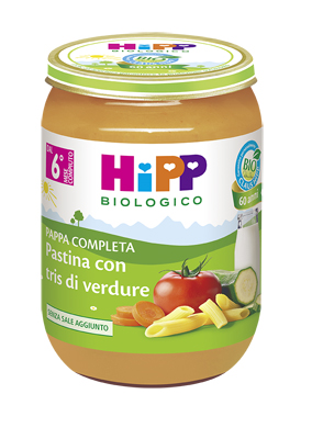HIPP BIO HIPP BIO PAPPA PRONTA PAST TRIS DI VERDURE 190 G - fitfarma.it