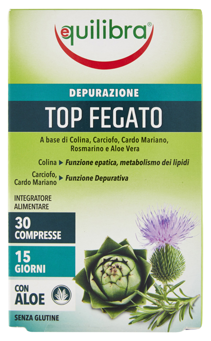 TOP FEGATO CON ALOE 30 COMPRESSE - fitfarma.it