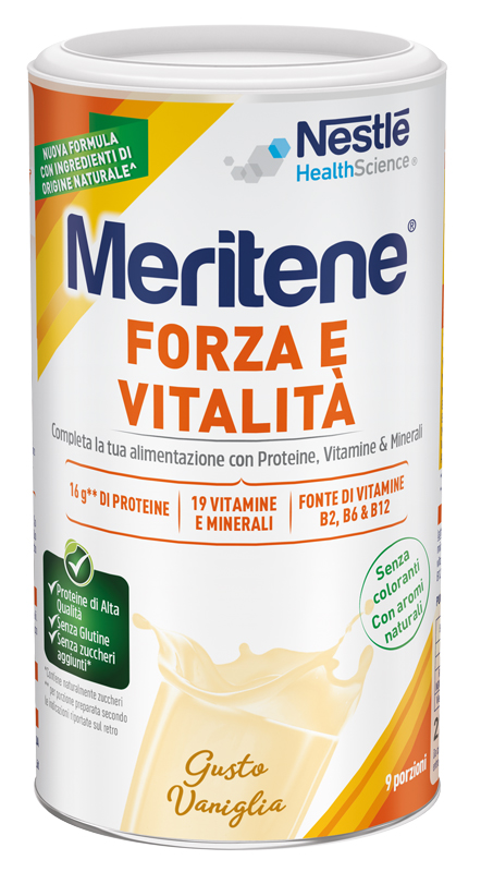 MERITENE VANIGLIA ALIMENTO ARRICCHITO 270 G - fitfarma.it