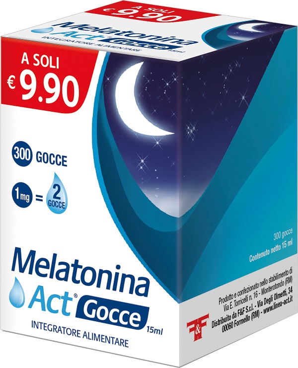 MELATONINA ACT GOCCE 15 ML - fitfarma.it