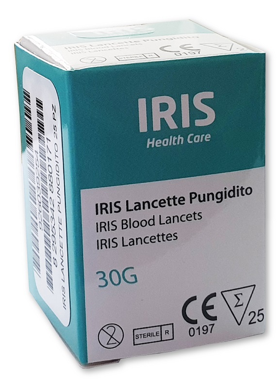 LANCETTE PUNGIDITO IRIS 25 PEZZI - fitfarma.it