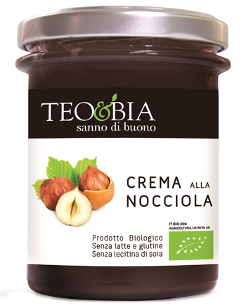TEO&BIA-CREMA ALLA NOCCIOLA BIO SENZA LATTE 212 G - fitfarma.it